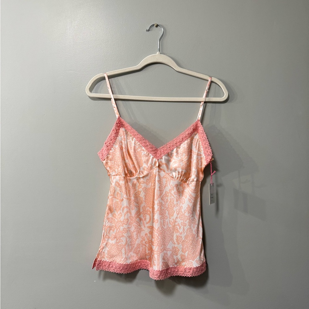 NWT GOLD HAWK 100% Silk Cami Top